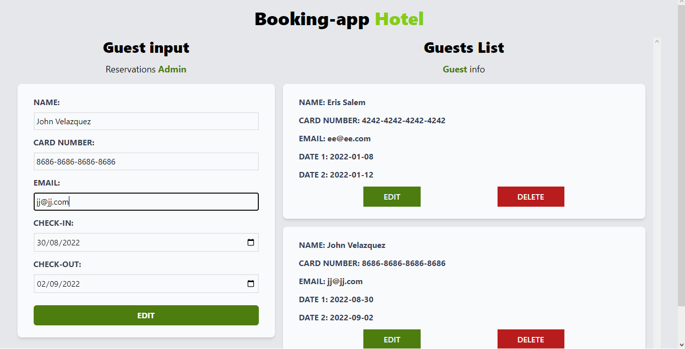 Booking-app Hotel