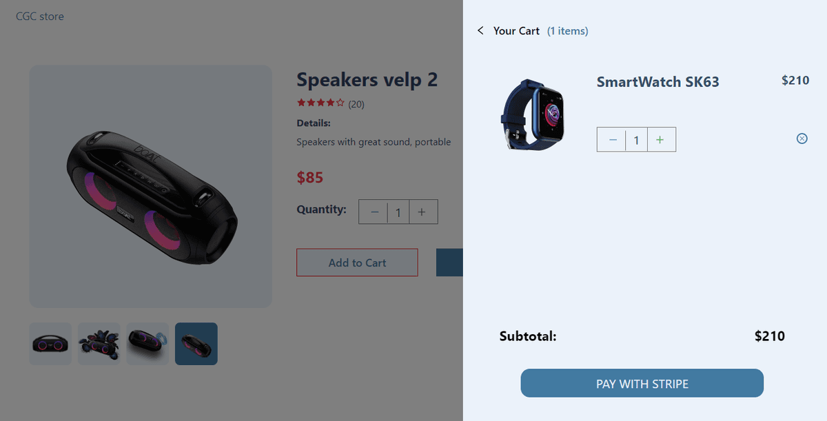 E-commerce demo