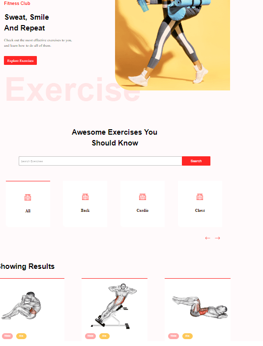 Working out Search